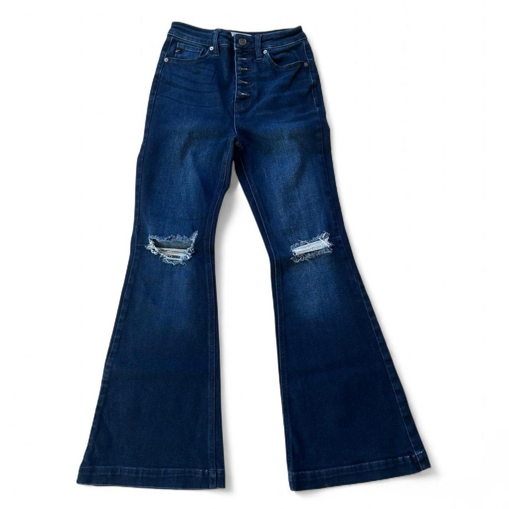 KanCan Dark Blue Flare Jeans